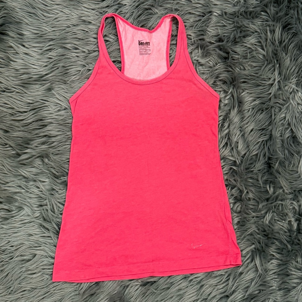 Nike Dri-FIT Tank - Size XS | Color: Deep Pink